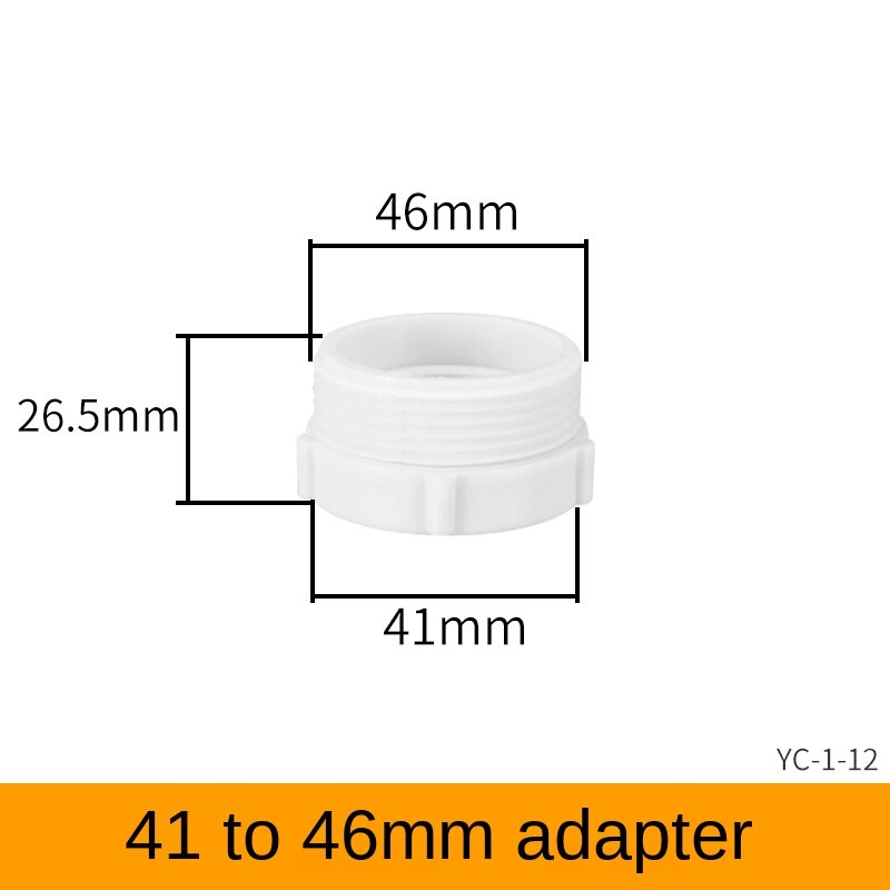Kitchen Sink Drain Fittings Stainless Steel Dish Basin Sink Drain Pipe Anti-overflow Adapter Connecting Pipe: YC-1-12