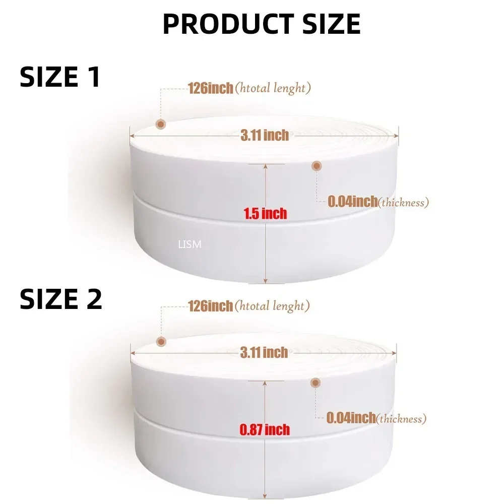 Badkamer Douche Afdichtingstape PVC Afdichtstrip Kalefateren Strip Tape Zelfklevende Waterdichte Muursticker voor Aanrecht Randtape