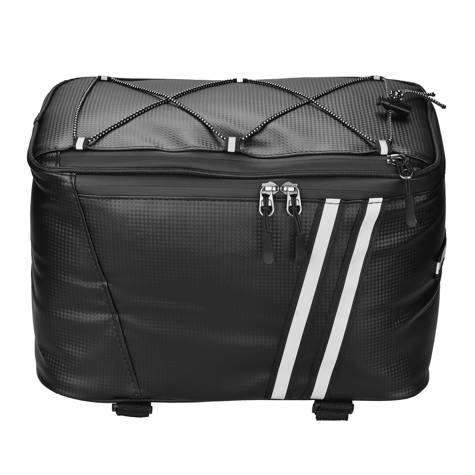 Water Resistant Bike Rack Bag with Thermal Insulation Compartment Bicycle Bag Bike Trunk Bag PU Cycling Pannier Pouch: Default Title