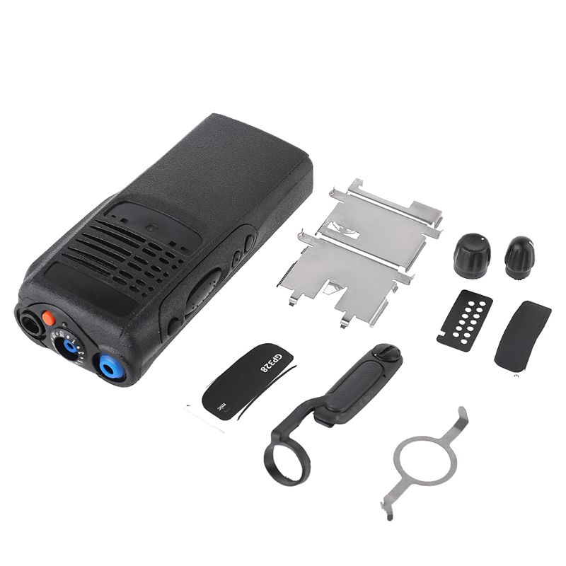 Boîtier noir couvercle avant coque Surface cache-poussière pour Motorola GP328 PRO5150 GP340 accessoires Radio