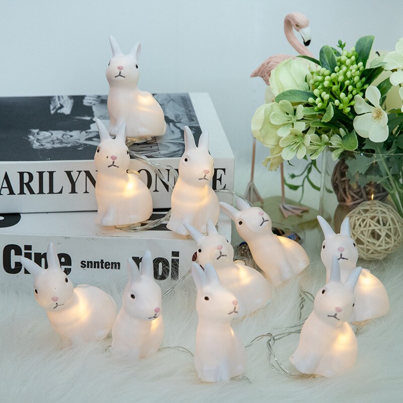 Spaceship LED String Lights Astronaut Rocket String Light 10 LED Children's Room House Christmas Decorations Tree Lamp Light