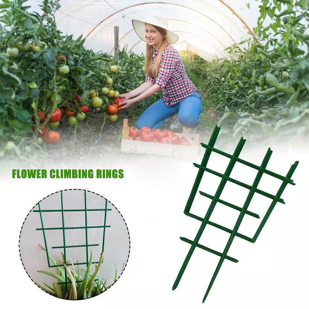 Plastic Mini Superimposed home Garden Plant Support DIY Durable Climbing Rings Flower Support Gardening Tools