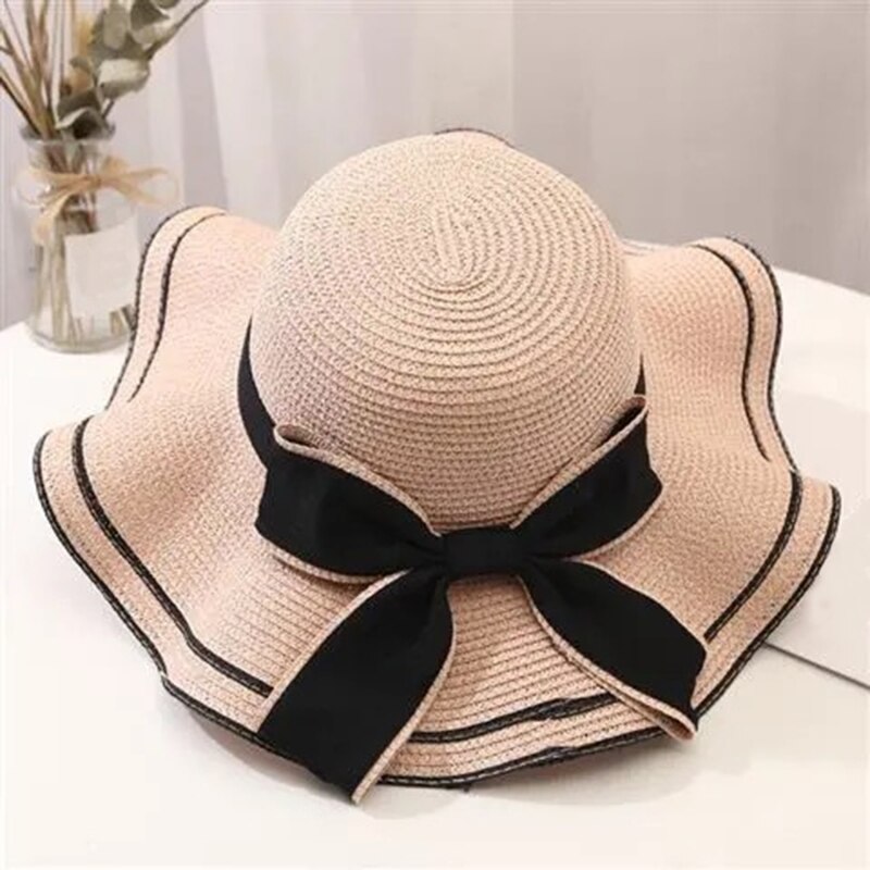 Chapeau De Paille Tressé Vintage - Style Cowboy - Homme/Femme - Été