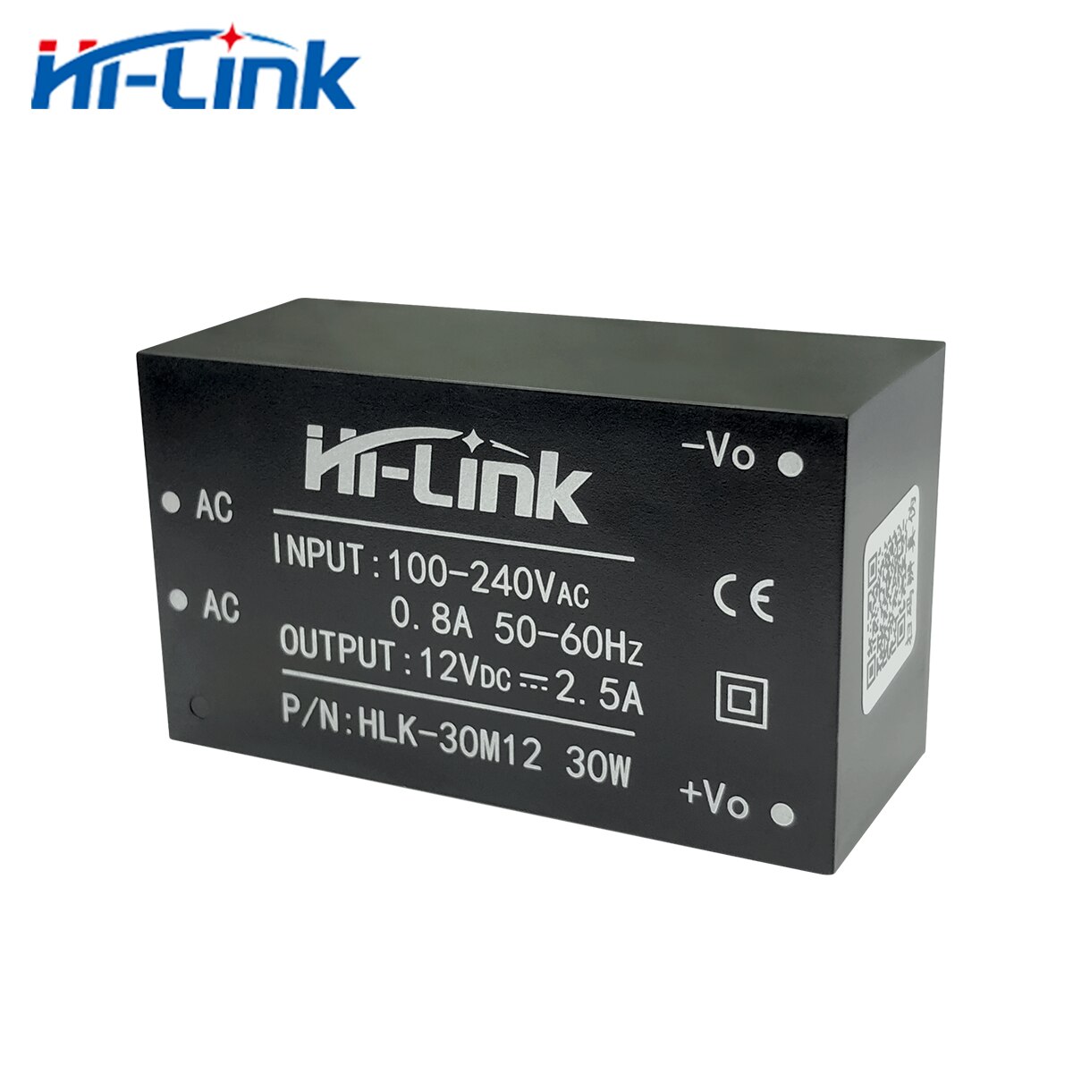 Hi-link 220v 5v/9v/12v/15v 30w ac dc eristetty kytkentä alas virtalähdemoduuli ac dc muunnin