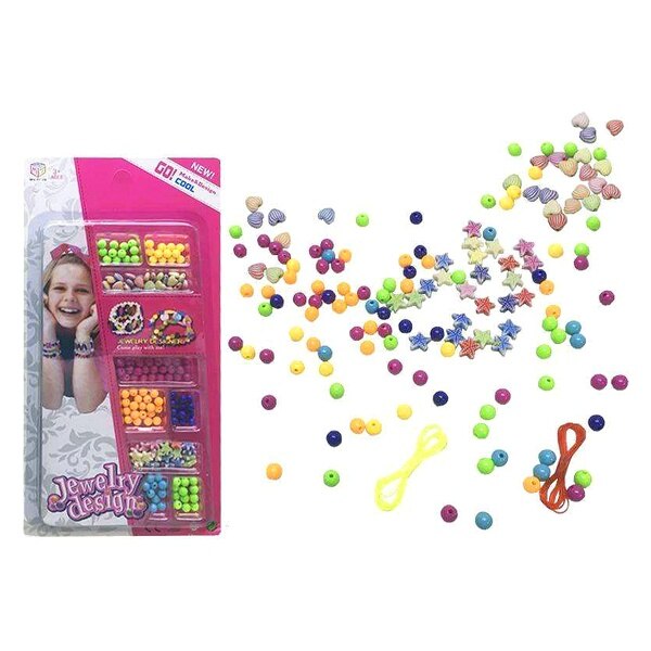 NET TOYS 4 Bunte Perlenketten, Karnevalsschmuck, Länge 100 Cm, 80er-Jahre-Hippie-Kette, Kostümzubehör Für Mottopartys, Für Damen, Mehrfarbig