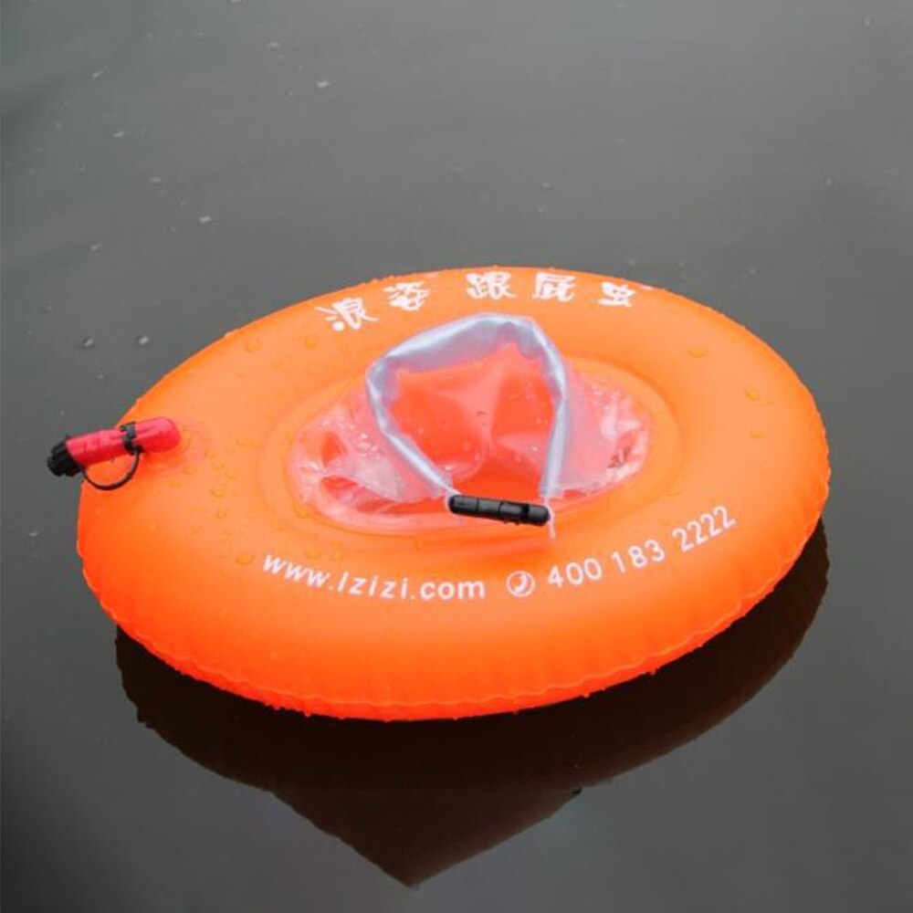Praktische Pvc Zwemmen Boei Dubbele Airbags Kleding Verdrinking Preventie Zwemmen Float Zak Oranje Opvallend Veiligheid