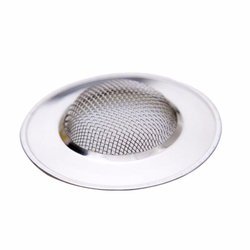 1 PCS Stainless Steel Sink Strainer Bathtub Hair Catcher Stopper Shower Drain Hole Filter Trap Metal Bathroon Kitchen Tools