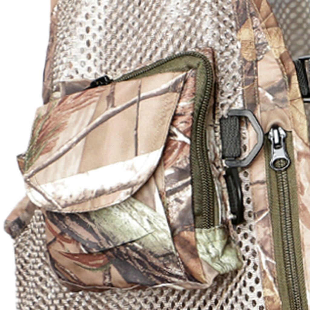 Fly Fishing Mesh Vest Pack for Trout Fishing Gear and Equipment Adjustable for Men and Women