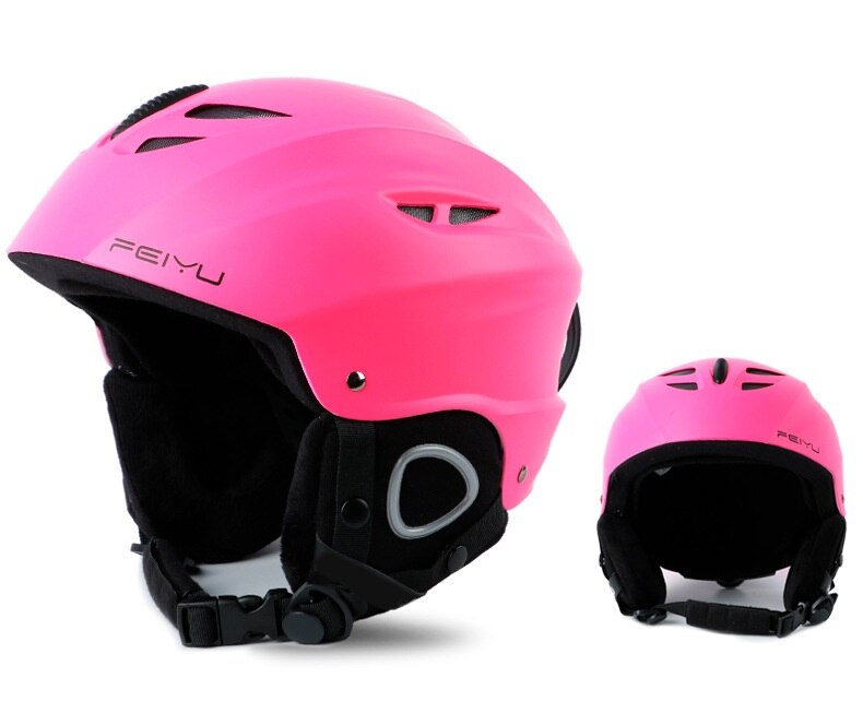 Wolface Licht Veiligheid Ski Helm Voor Mannen Vrouwen Kind Integraal Gegoten Snowboard Helm Fietsen Skiën Sneeuw: WHITE / L (55-58cm)