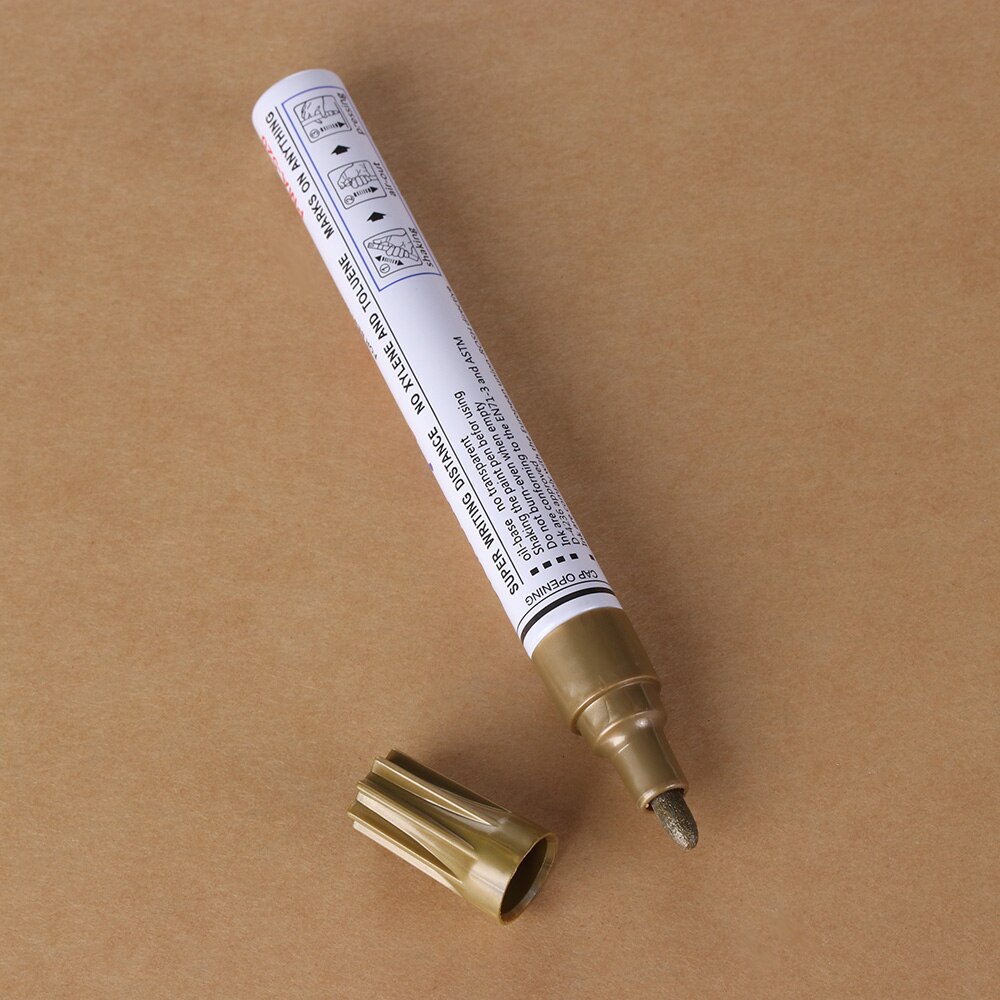 Universal Waterproof Permanent Paint Marker Pen Car Tyre Tire Tread Rubber Metal Stationery Supplies