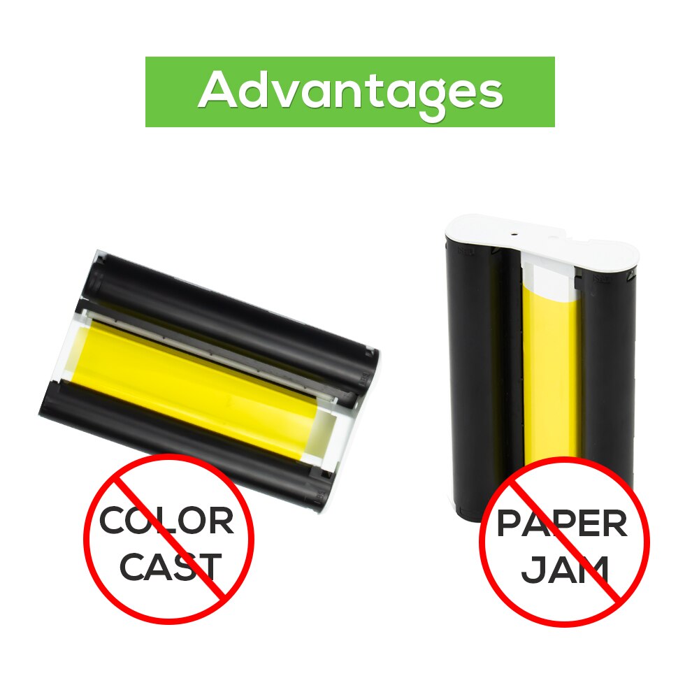 Ecowell 1 Set Kp 108IN Kp 36IN Selphy Kleur Inkt Papier Compatibel Voor Canon Selphy Cp1300 Cp910 Cp1200 Cp900 Printer cp1300