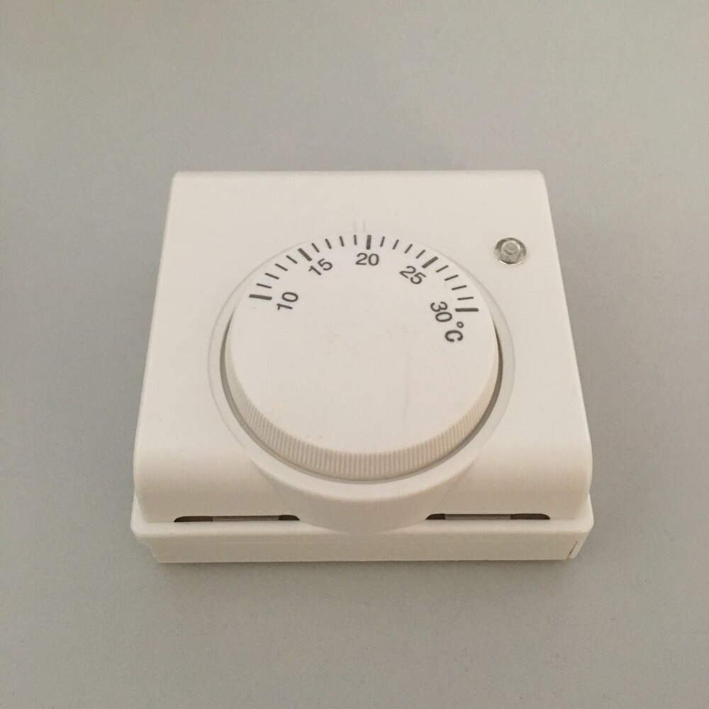 220VAC Mechanical Central Air Conditioner Thermostat Fan Coil Room Temperature Thermostat