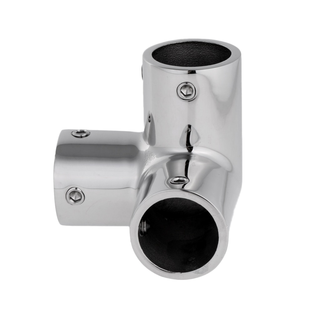 thumbnail image 2 of Stainless Steel 316 Rail Connector Fitting – T, Tee & 90 Degree Elbow For Boat Bimini & Frame 2 of 10