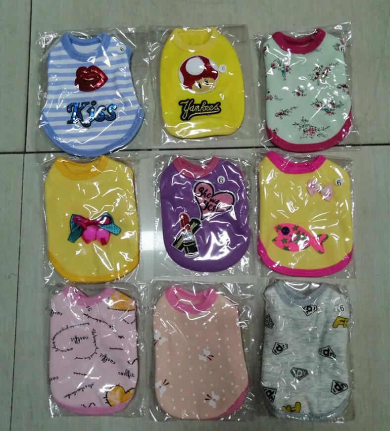 Gilet de chiot de dessin animé de couleur aléatoire vêtements de chien gilet de chat chaud pour petits chiens manteau de chaton chihuahua bouledogue français vêtements pour animaux de compagnie 35: 4