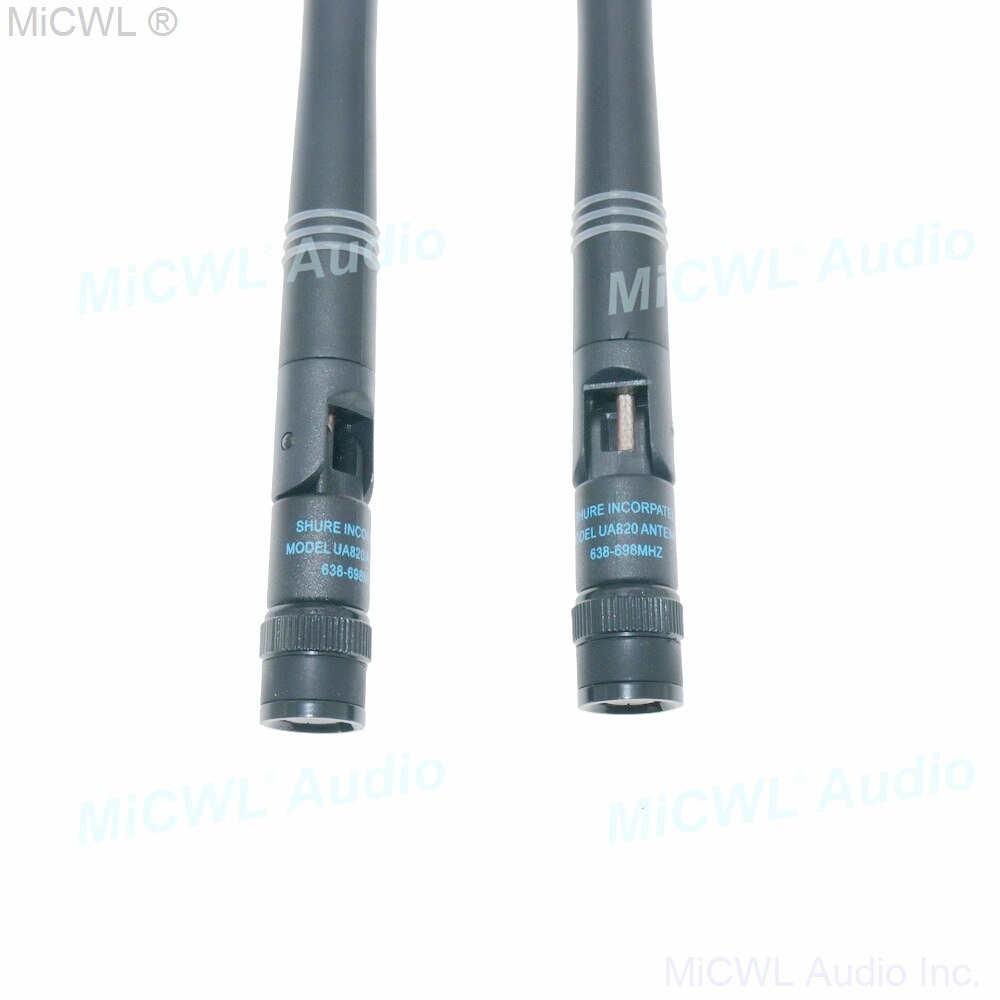 2 Stuks 10.1 "Antenne Antenne Voor Shure Uhf Ulx Slx Ur Ut Pgx UA820 Draadloze Ontvanger 472-542 mhz 542-635Mhz 638-698 Mhz 774-865 Mhz: 638-698MHz