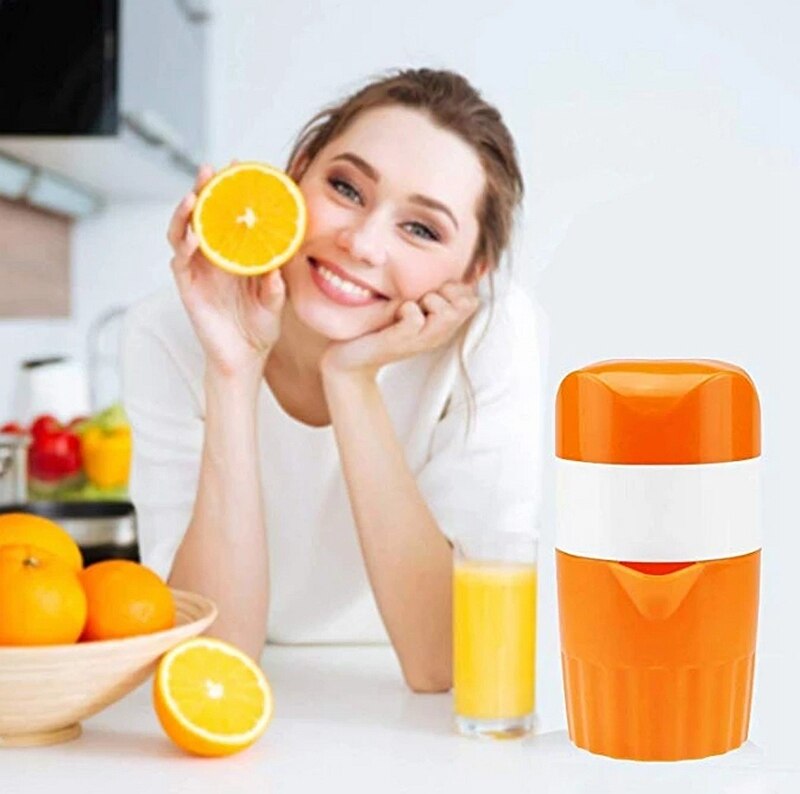 Bærbar 300ml manuel juicepresse citron citrusfrugterpressere original juice til sund sunde livspressemaskiner
