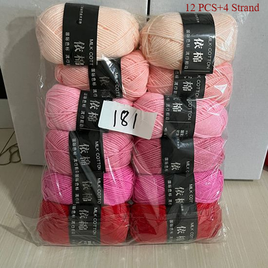 12 pièces fil volumineux Crochet ensemble Viscose mélange fil pour tricot à la main écharpe laine épaisse tricot bricolage coton Crochet fil: kaki foncé