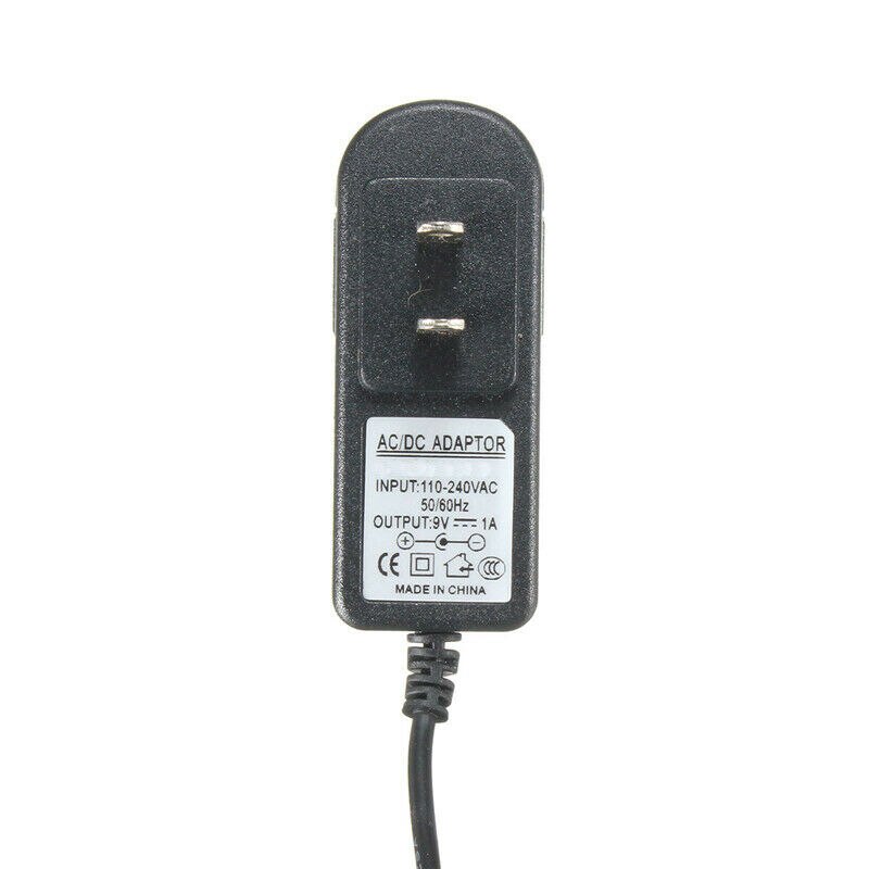Pedal efecto guitarra distorsión/retardo/efectos de coro Pedal efecto guitarra True Bypass DC 9V 1A Adaptador 3 vías Pedal efecto guitarra: US Plug DC 9V 1A