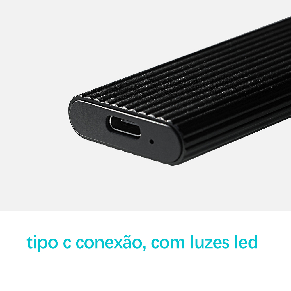M.2 NVMe SATA SSD Enclosure Reader,10Gbps USB C 3.1 Gen2 NVMe External Enclosure Supports M key B&M Key 2230/2242/2260/2280 SSD