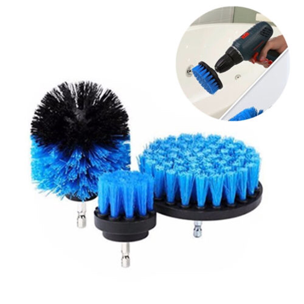 Electric drill brush Set Bathroom Surfaces Tub, Shower, Tile and Grout All Purpose Power Scrubber Cleaning Kit
