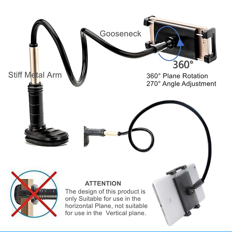 Soporte de cocina de brazo largo para tableta, para Samsung, Ipad Air, Mini Xiaomi Kindle de 4,0 A 11 pulgadas