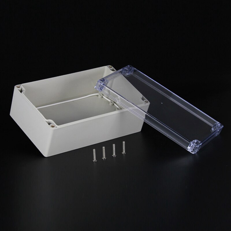 200x120x75mm ABS IP65 Waterproof Plastic Wire Junction Box Transparent Enclosure Clear Project Case Electronic Terminal