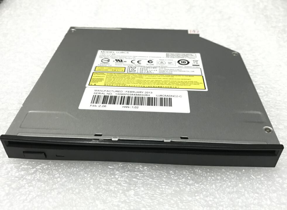 Tpfeel ekte  uj8 c 5 uj-8 c 5 uj875a 12.7mm sata spor-i dvd optisk stasjon 8x dvd-brenner spor-i dvd-brenner