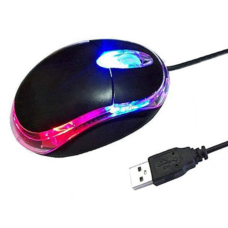 USB Wireless Mouse 1600DPI Adjustable Receiver Optical Computer Mouse 2.4GHz Ergonomic Mice For PC Laptop Mouse: Wired E