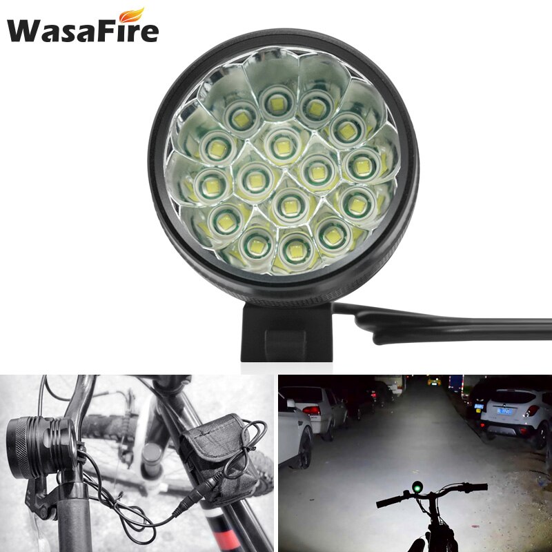 Fiets Front Light Koplamp 40000 Lumen 16 Xml T6 Led Mtb Lantaarn Fietsen Fiets Lamp Stuur Zaklamp Running Lights