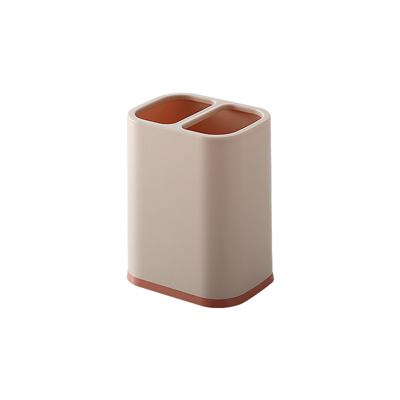 Keuken Lepel Eetstokje Opslag Schotel Drogen Afvoer Mand Rack Box Afdruiprek Bestek Houder Plank Organisator Woonaccessoires: Beige