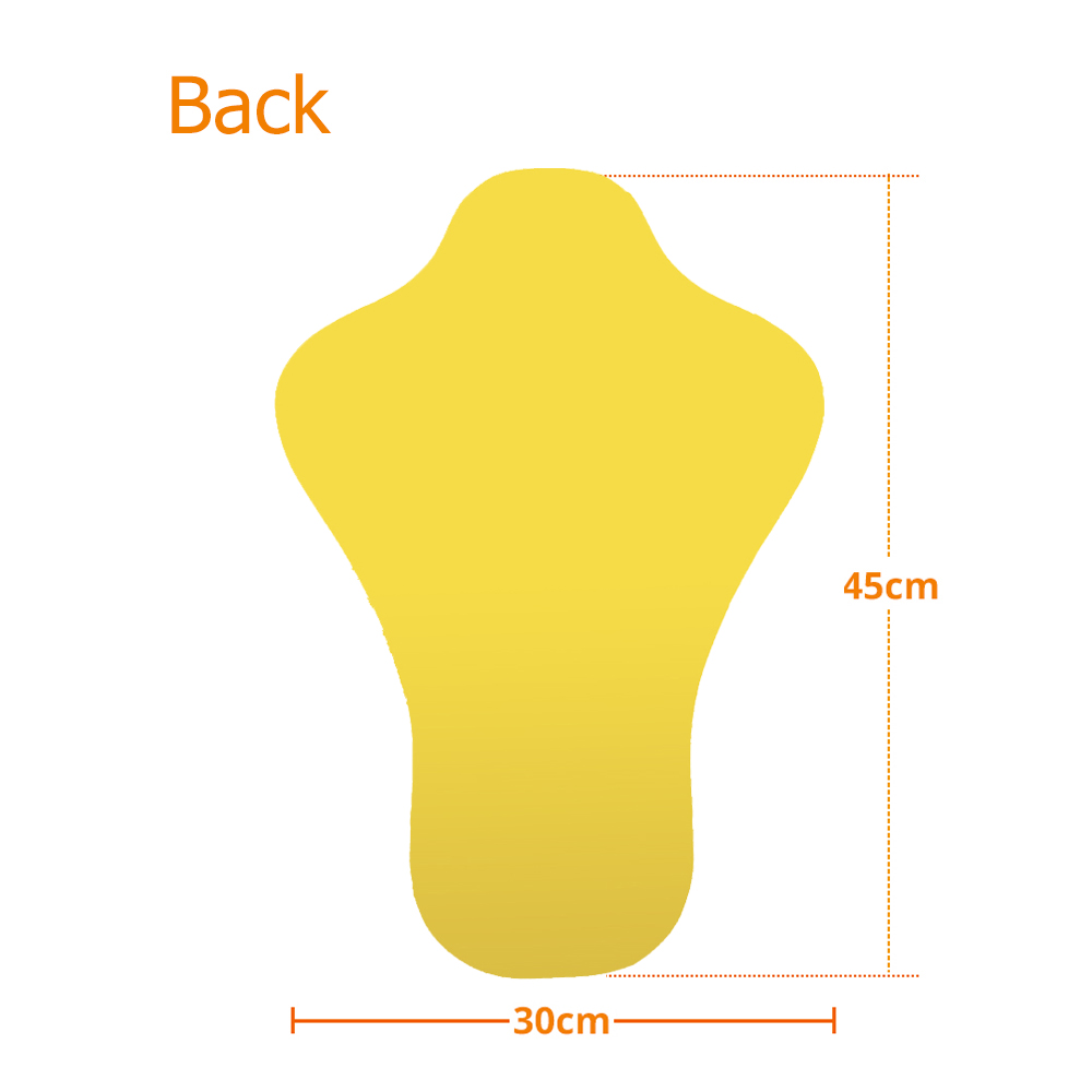 Protezioni per ginocchia per moto Giacca da moto Inserto in EVA Ginocchiere per moto Cavalletto Equipaggiamento protettivo per motocross Cuscinetti posteriori per moto: WHITE