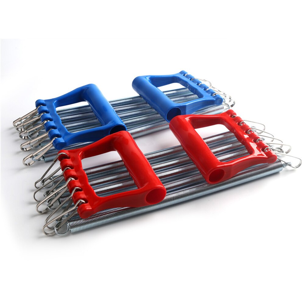 Borst Expander Hand Gripper 5 Springs Houten Handvat Verstelbare Sterkte Lente Spanner Fitness Multi Functie Pull Expander