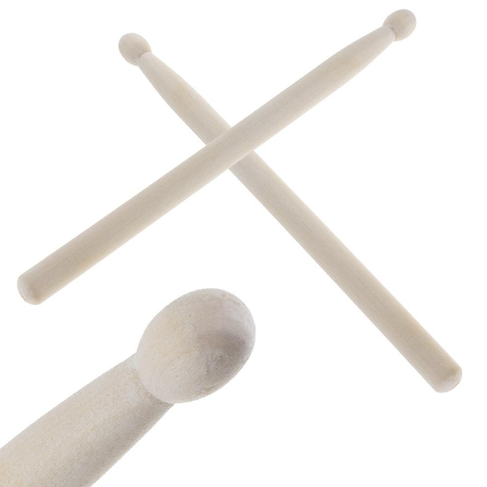 Drumsticks 2 Stks/partij Maple Wood Drumstokken Met Glad Oppervlak Voor Beginner Slaginstrumenten Onderdelen Drumsticks