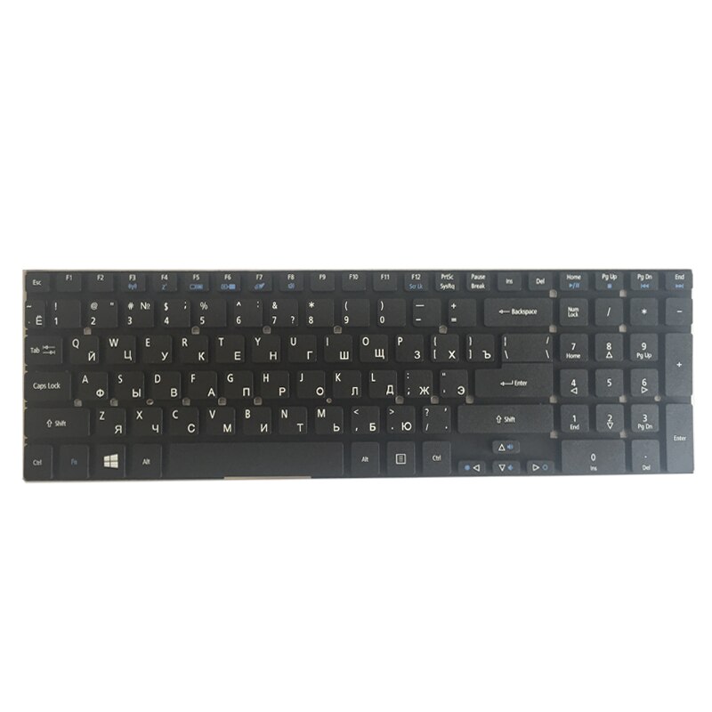 Clavier d&#39;ordinateur portable russe Ru pour Acer Aspire E5-521, E5-521G, E5-571, E5-571G, E5-571PG, E5-511, E5-511G, E1-511P, E5-721, E5-731, E5-731G