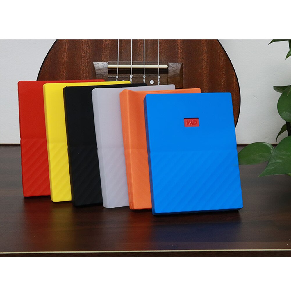 Silicone Non-Slip Hard Drive Protective Case Cover Skin for WD My Passport 1/2T