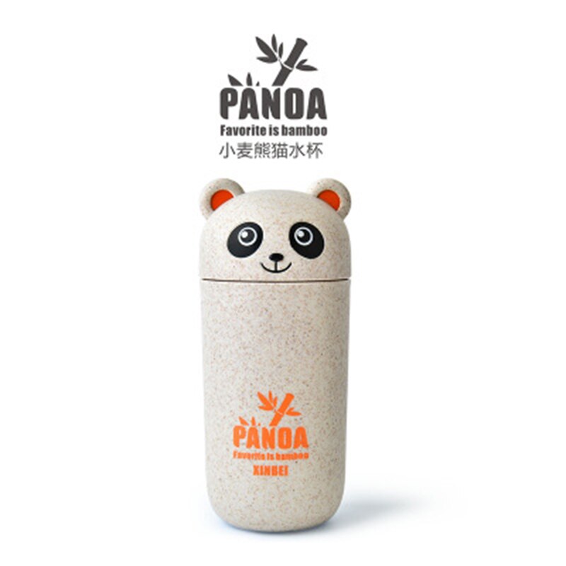 Söpö kani panda vehnä olki vesi kupit kannettava toimisto kahvi teekupit kanin kuppi lapsille lapsille pupu kuppi 1pc: 5