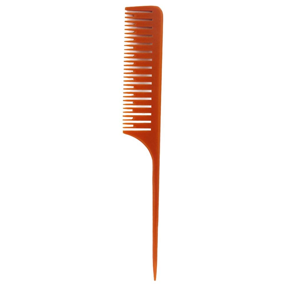 Enkelriktad vävning highlighting foliering hår kam highlight salong hår kammar hårklippning trimmer borstar: B-brun