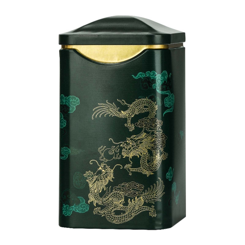 Latas vacías de hojalata de Metal, contenedor de almacenamiento para té, café, hierbas, dulces, Chocolate, azúcar, especias, aperitivos, envases para té