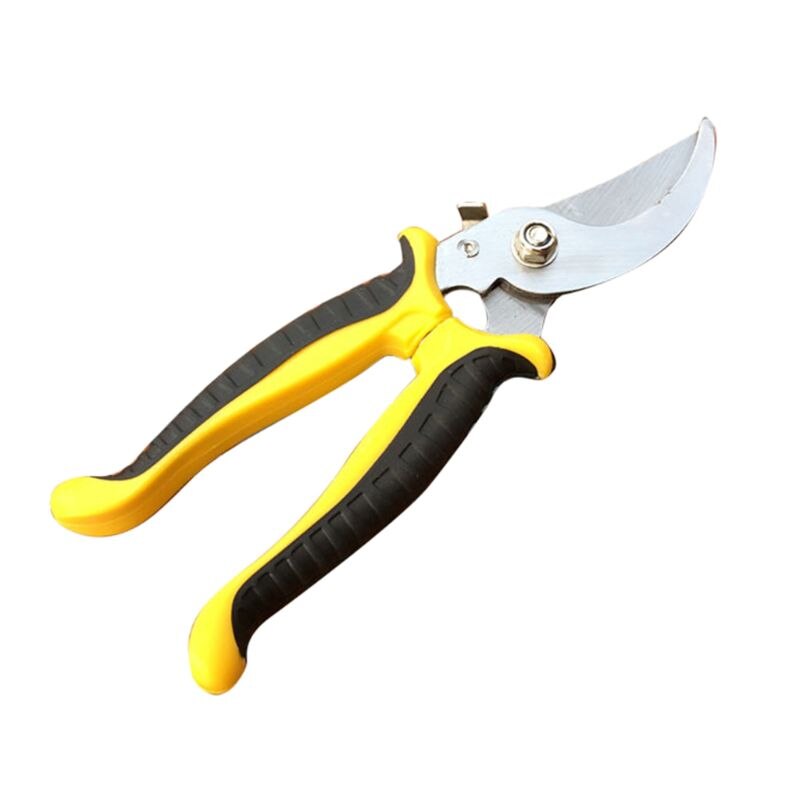 Ciseaux de jardinage durables d'acier inoxydable de ciseaux de taille de jardin de forme de croissant M0XD