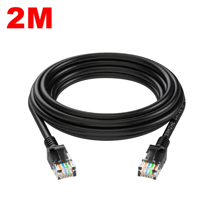 1M 2M 3M 5M CAT5 Ethernet Cable RJ45 Patch LAN Cable Router Computer Line Extender Network Cord Cable Adapter Connector TXTB1: 2M