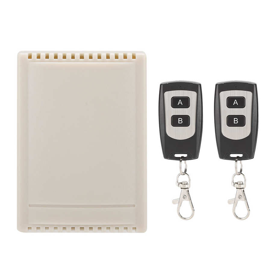 2-Channel Car Garage Door Remote Control Switch Receiver Transmitter Waterproof