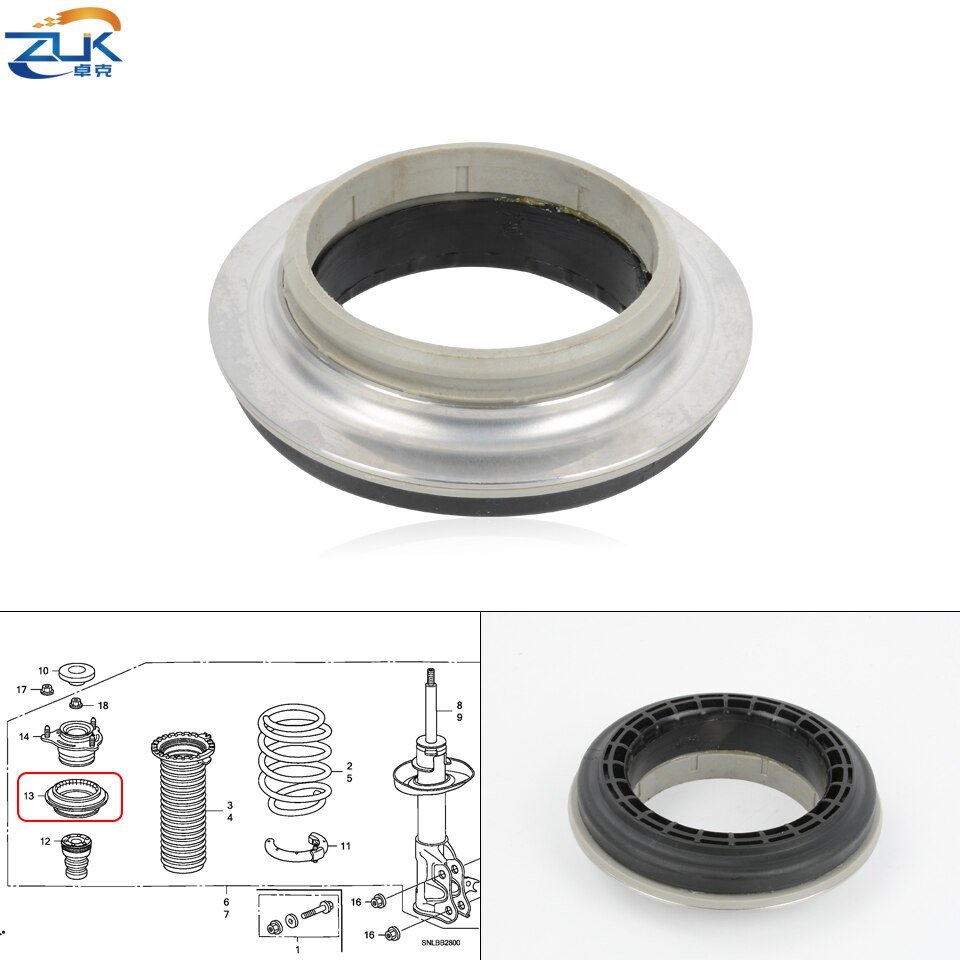 ZUK Front Shock Absorber Mounting Bearing For HONDA CIVIC 2006 FA1 FD1 FD2 OEM:51726-SNA-013