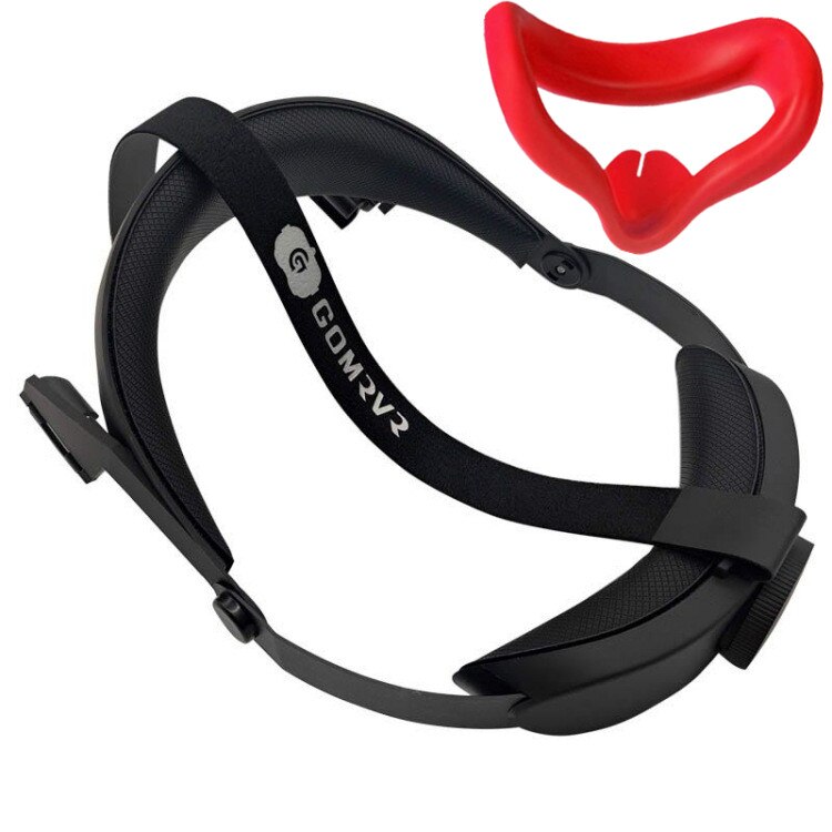 Gomrvr oculus quest 2 halo strap
comfortable adjustable ergonomic virtual reality accessories: RED