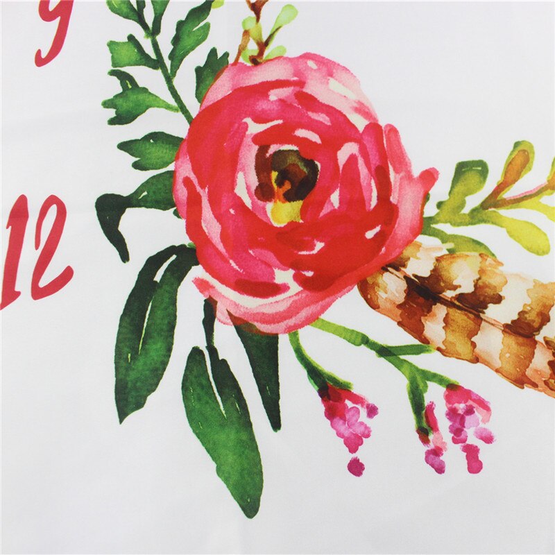 Cartoon Patroon Baby Baby Milestone Foto Props Achtergrond Dekens Spelen Matten Geheugen Tapijt Achtergrond Doek Kalender Foto