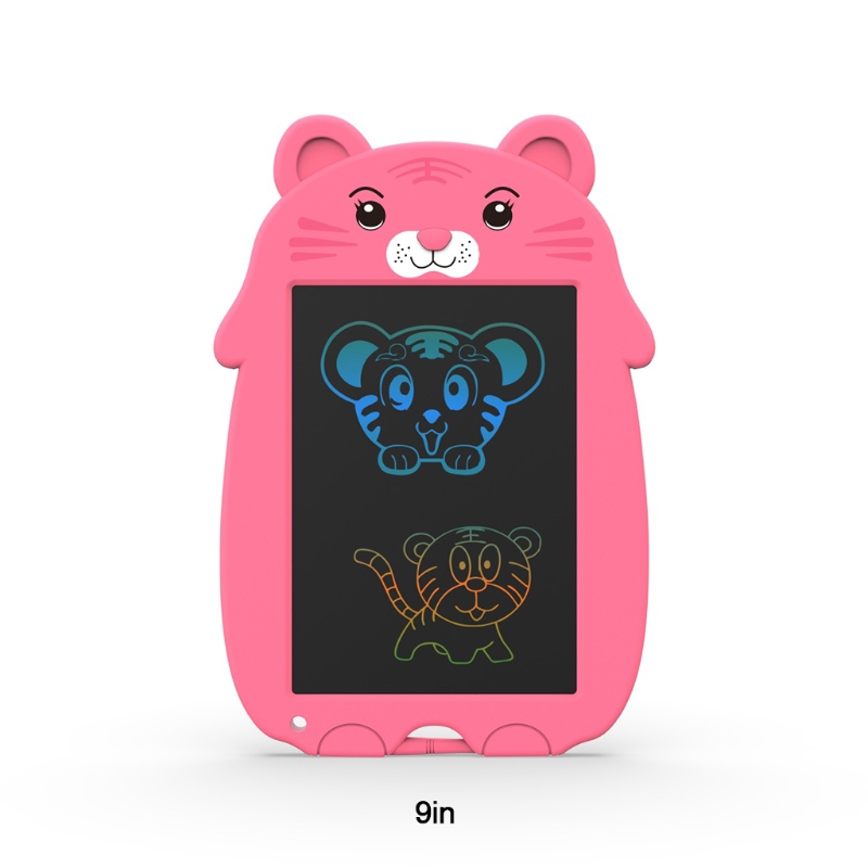 LX0B Portable Writing Board LCD Writing Tablet 9 Inch Screen Digital Handwriting Doodle Pad for Kids Adult Home School Office