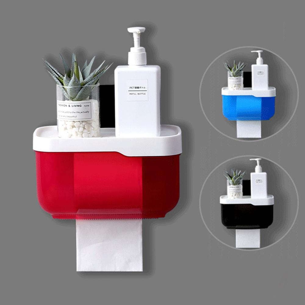 Waterproof Toilet Paper Holder For Toilet Paper Towel Holder Bathroom Dispenser Storage Box Toilet Roll Holder Wall Mounted CSV