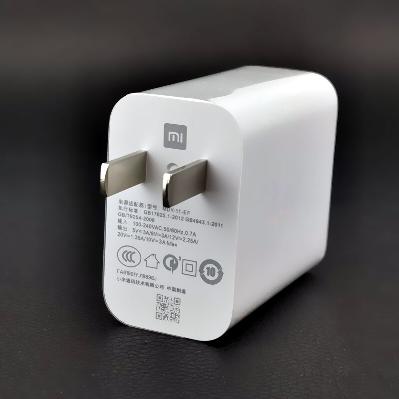 Xiaomi mi note 10 pikalaturi turbolataus alkuperäinen 30w eu -sovitin  qc 4.0 pikalataus usb c -kaapeli  mi 10 pro 9 9t se  a3 a2