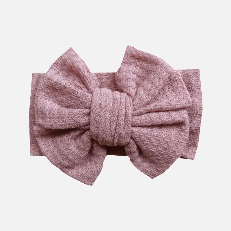 Diadema con lazo grande para bebé, turbante de dibujos animados, banda elástica suave para el cabello para niños, accesorios para el cabello para niña