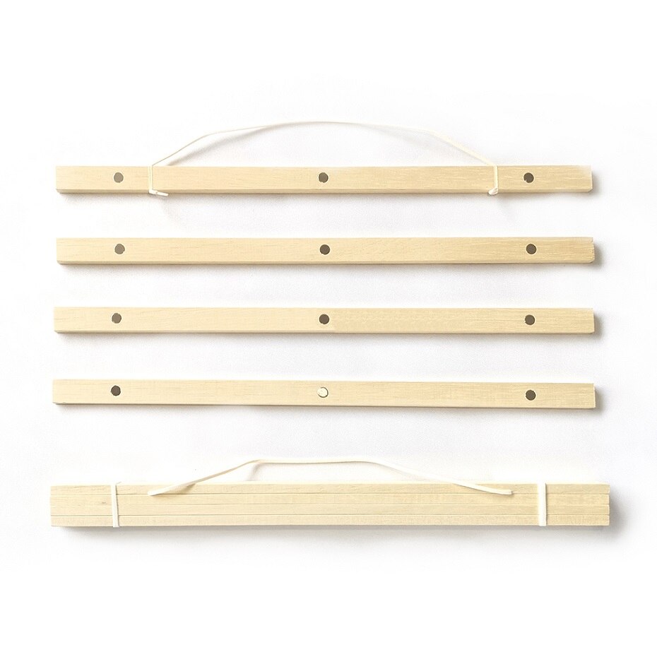 Pine Wood Magnetic Poster Hanger Natural Frame Hanger Frame Painting Photo Frame Canvas Wall Art Craft Frame Art Hanger Frame