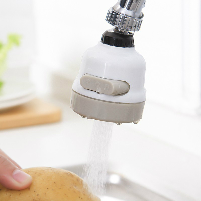 Universal bevægeligt køkkenhanehoved 360 graders drejelig justerbar vandhane vandbesparende filtersprøjte